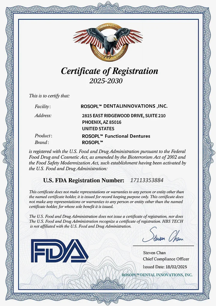 šEnds Today: 70% OFF! ROSOPL⢠Custom-Fit Full Functional DenturesMake you more confident