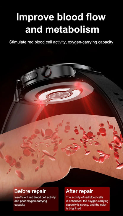 O2Tracker® HealthWave Max - Best Medical Diagnosis Smart Watch, Blood Lipids Uric Acid Blood Glucose watch, ECG+PPG Fitness Tracker