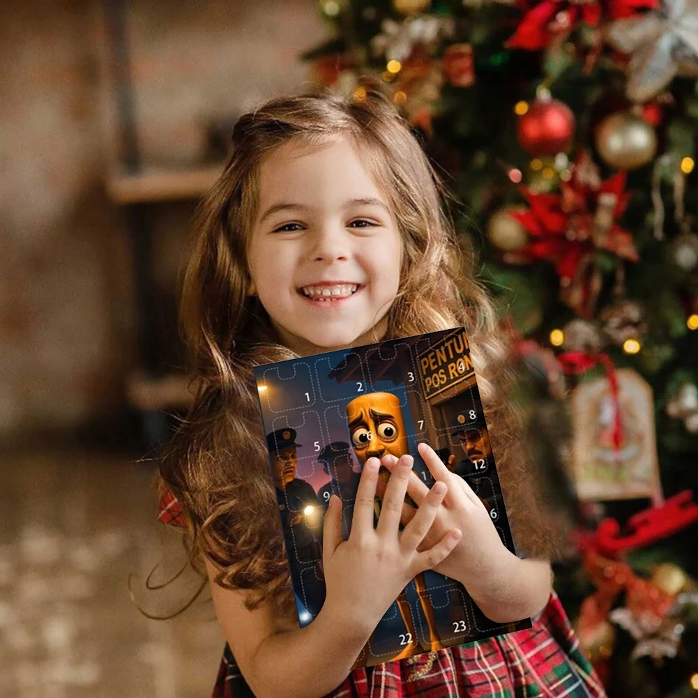 🎊Brainrot Tung Sahur Advent Calendar Christmas Countdown Calendar Decoration Toy Christmas Gift