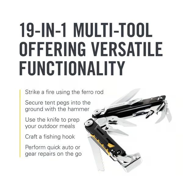 ⚙️ Signal 19-in-1 Multi-Tool – Outdoor Survival EDC Lightweight Everyday Carry💪