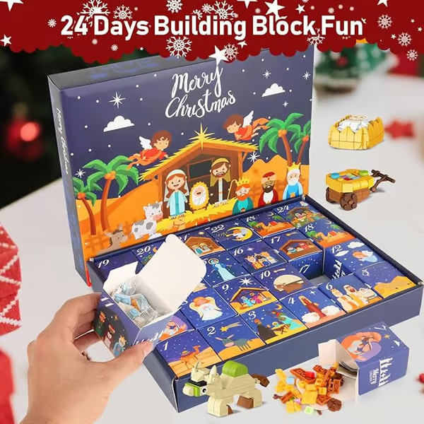 🔥Last Day 49% OFF - ✨FaithGlow Advent Calendar ✝️(Easy to Build, Joyful to Learn, Made for Families)