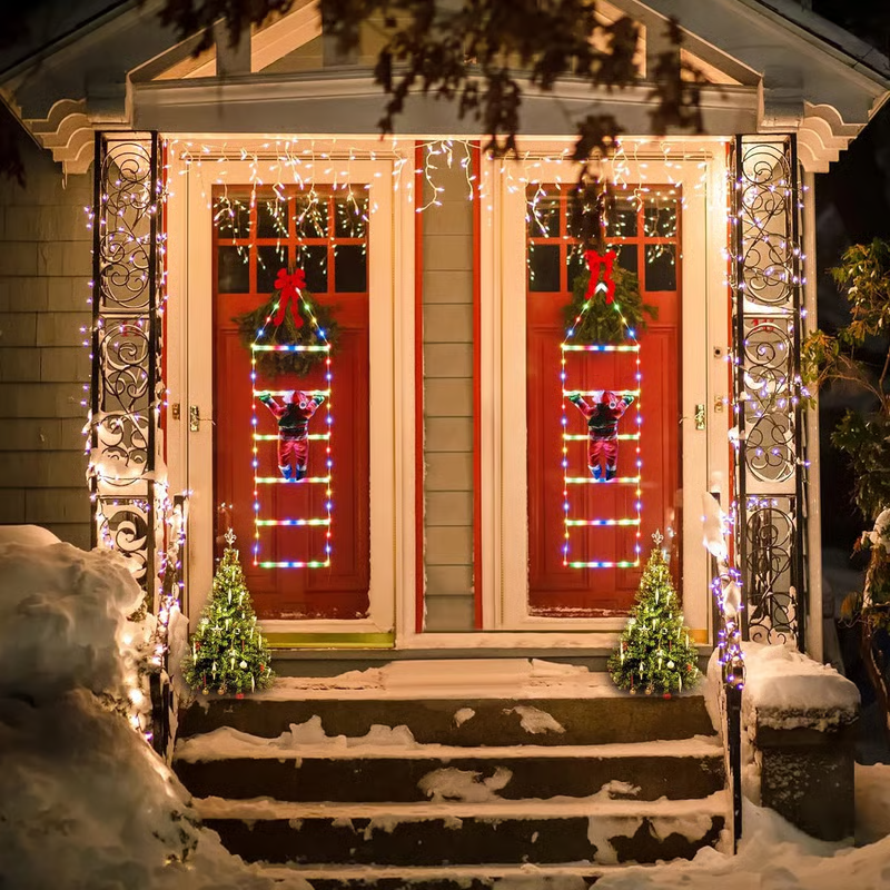 🎄2025 Christmas Sales🎅2025 Christmas Santa Climbing Stairs Light