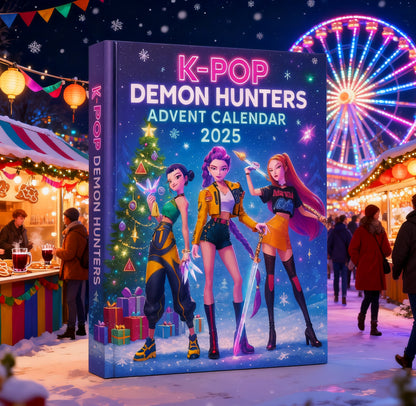 🔥Last Day 50% OFF -🎄Kpop Demon Hunters Advent Calendar 2025