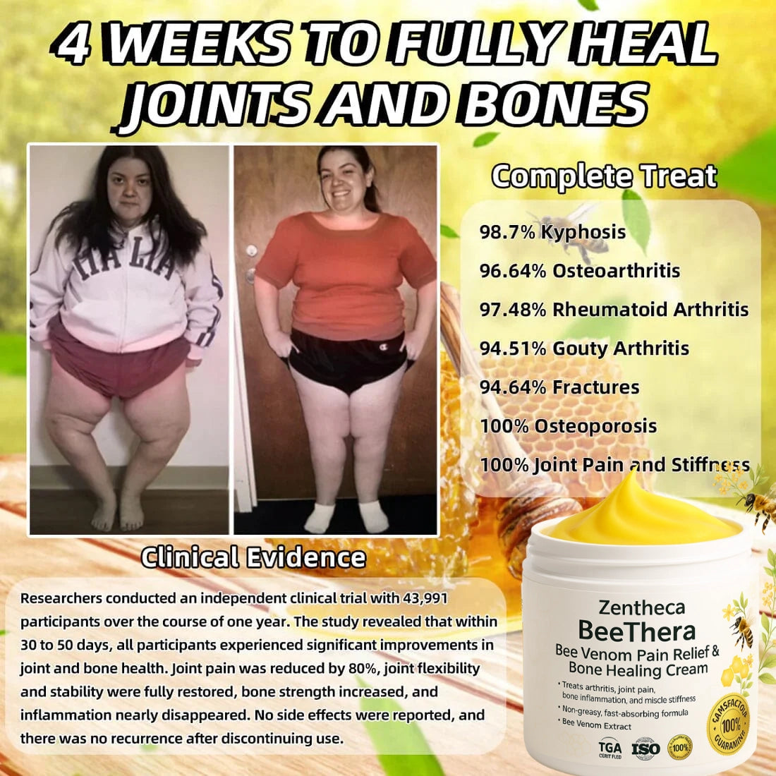 Zentheca BeeThera | Bee Venom-Infused Relief for Bones & Joints