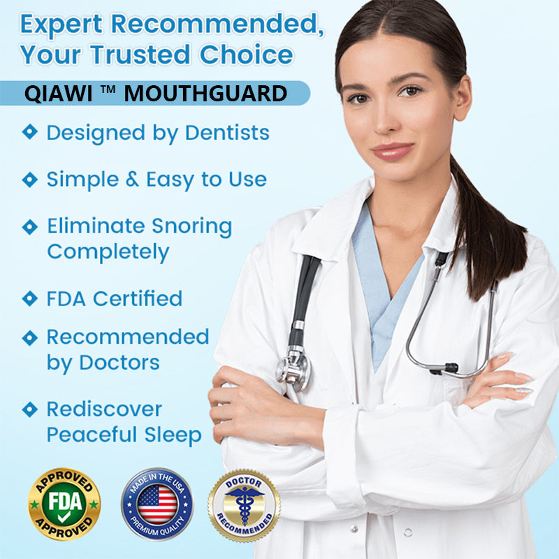 QIAWI™ DreamGuard:Anti-Snoring & TeethGrinding Mouthpiece
