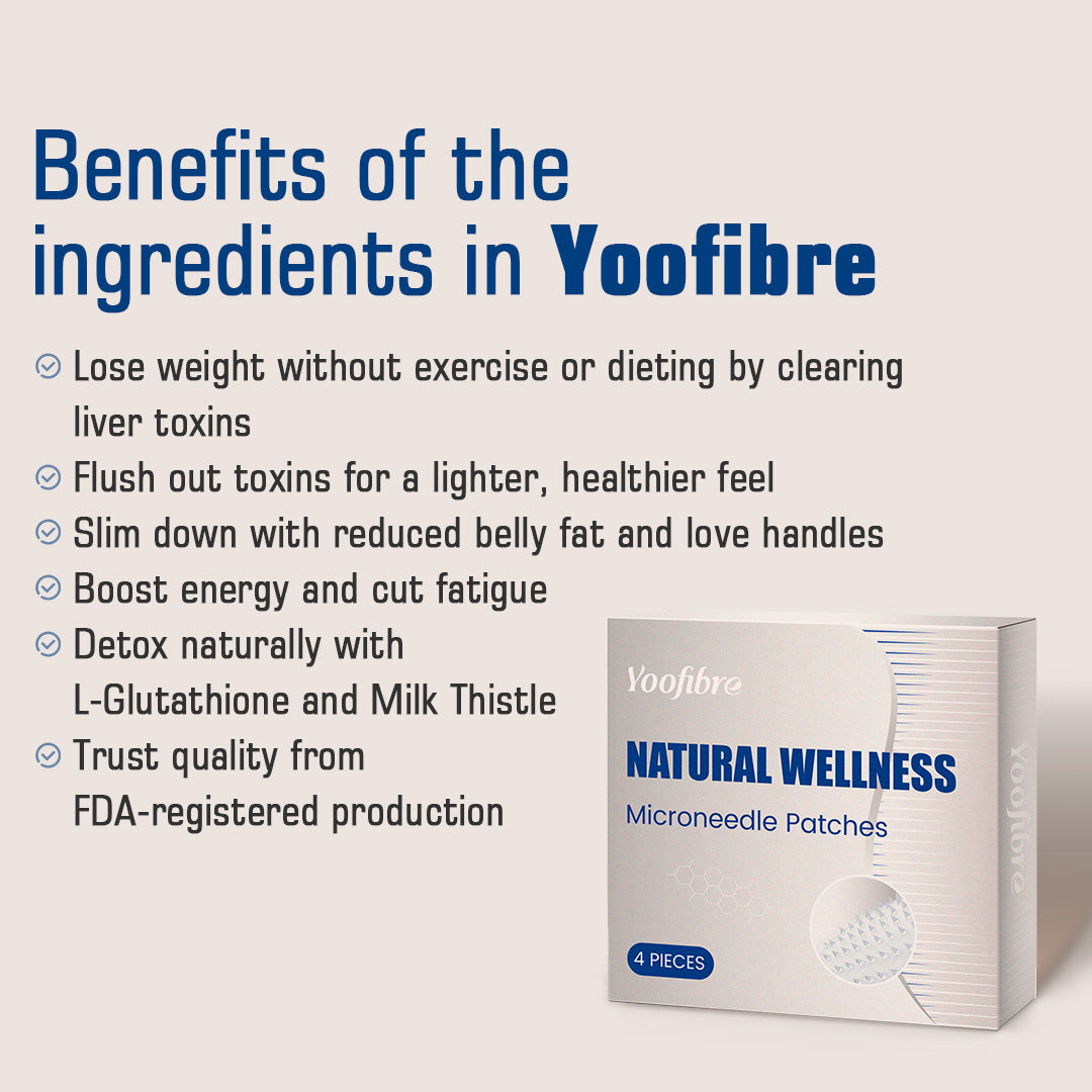 Yoofibre Natural Wellness Microneedle Patches