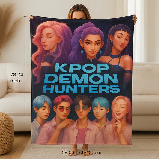 K-Pop Demon Hunter Blanket