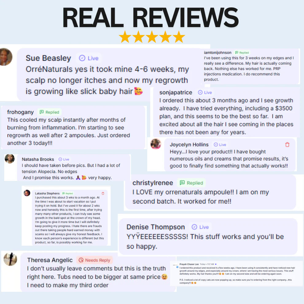 OrréNaturals™ Hair Revival Ampoule