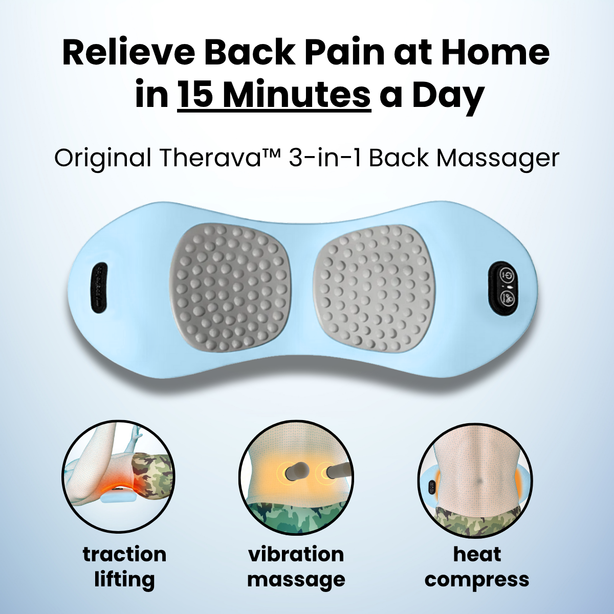 OriginalTherava™ 3-in-1Back Massager