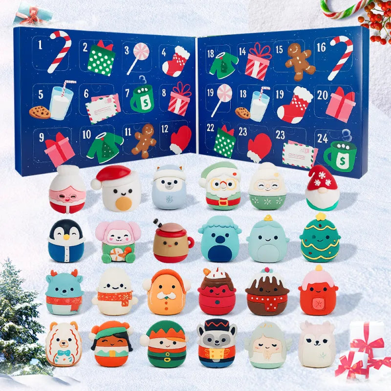 🎄Squishmallows Original 24-Day Micromallows Holiday Plush Advent Calendar🎄