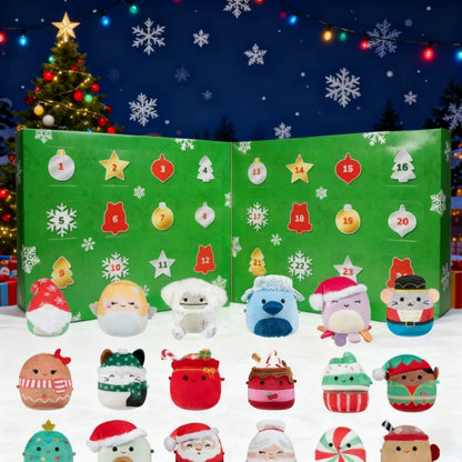 🎄Squishmallows Original 24-Day Micromallows Holiday Plush Advent Calendar🎄
