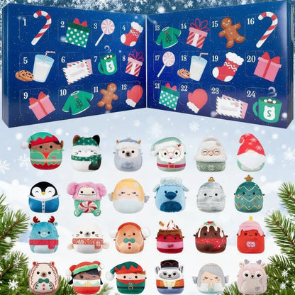 🎄Squishmallows Original 24-Day Micromallows Holiday Plush Advent Calendar🎄